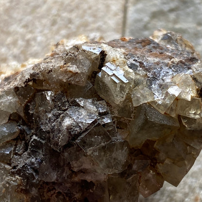 FLUORITE - EASTGATE QUARRY, STANHOPE, WEARDALE, CO DURHAM, ENGLAND 54g MF123