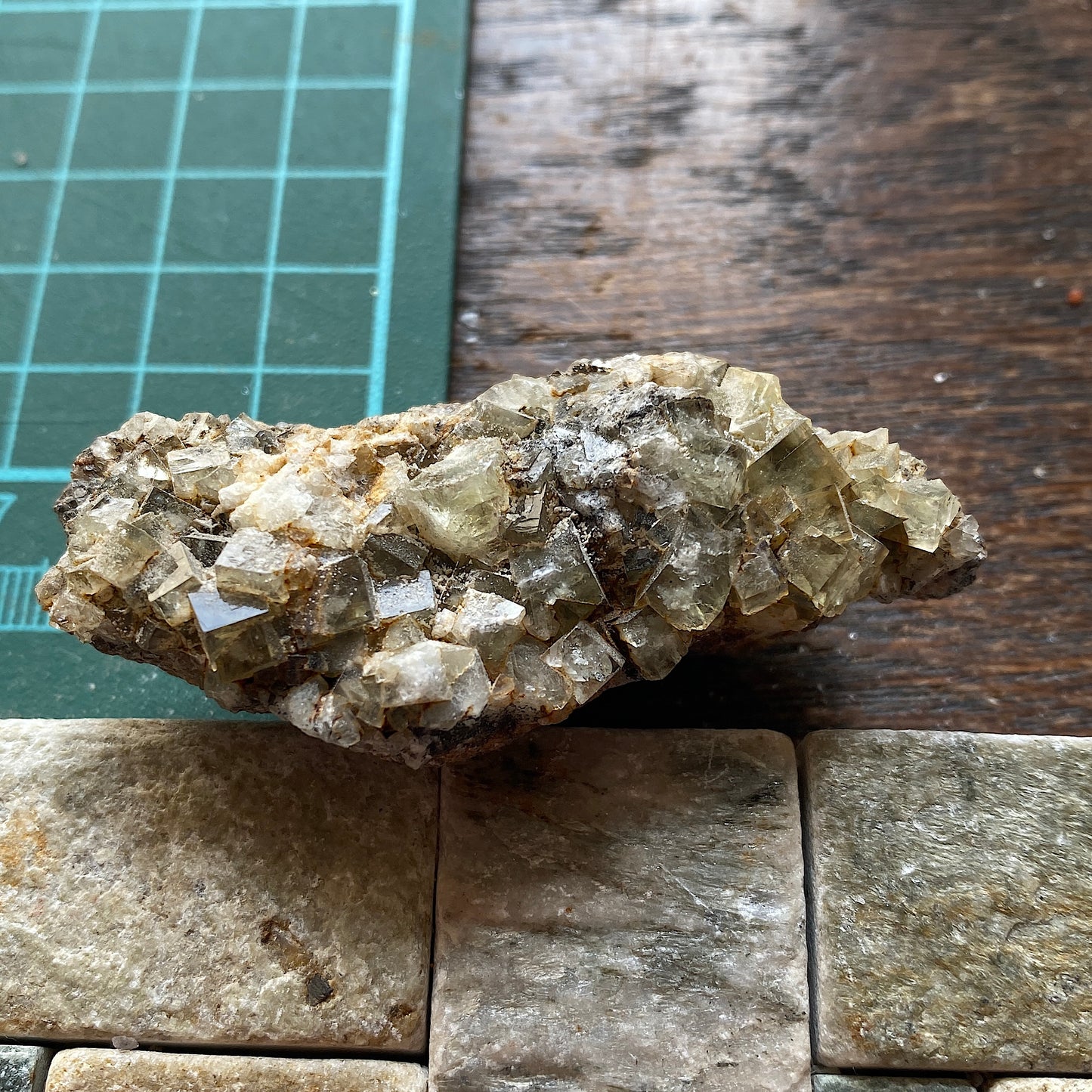 FLUORITE - EASTGATE QUARRY, STANHOPE, WEARDALE, CO DURHAM, ENGLAND 54g MF123