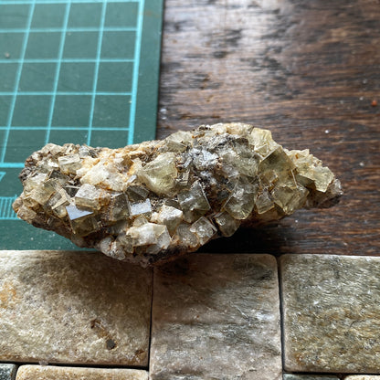 FLUORITE - EASTGATE QUARRY, STANHOPE, WEARDALE, CO DURHAM, ENGLAND 54g MF123