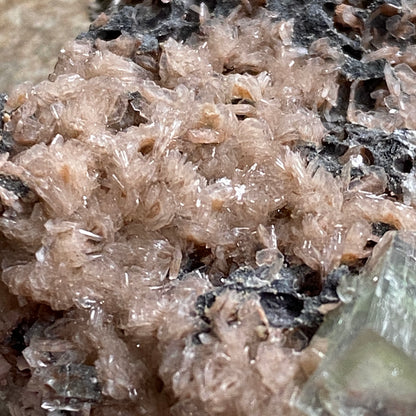 FLUORAPOPHYLLITE WITH STILBITE - PASHAN QUARRIES, PUNE, MAHARASHTRA, INDIA  84g MF4241