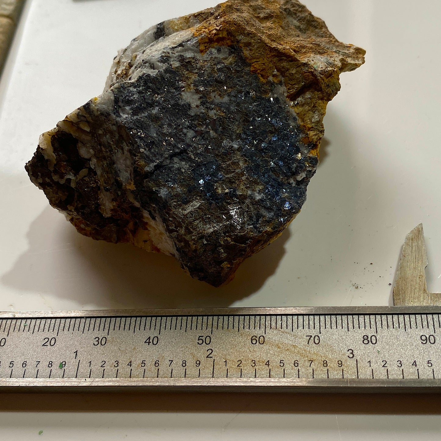 COVELLITE [RARE] : SUMMITIVILLE MINE, COLORADO, U.S.A.  180g MF5291