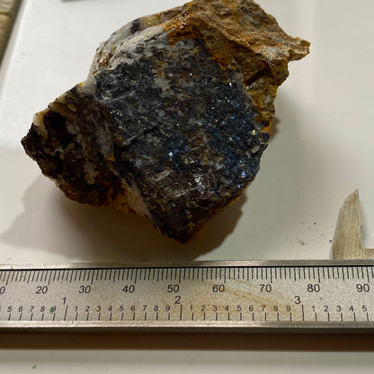 COVELLITE [RARE] : SUMMITIVILLE MINE, COLORADO, U.S.A.  180g MF5291