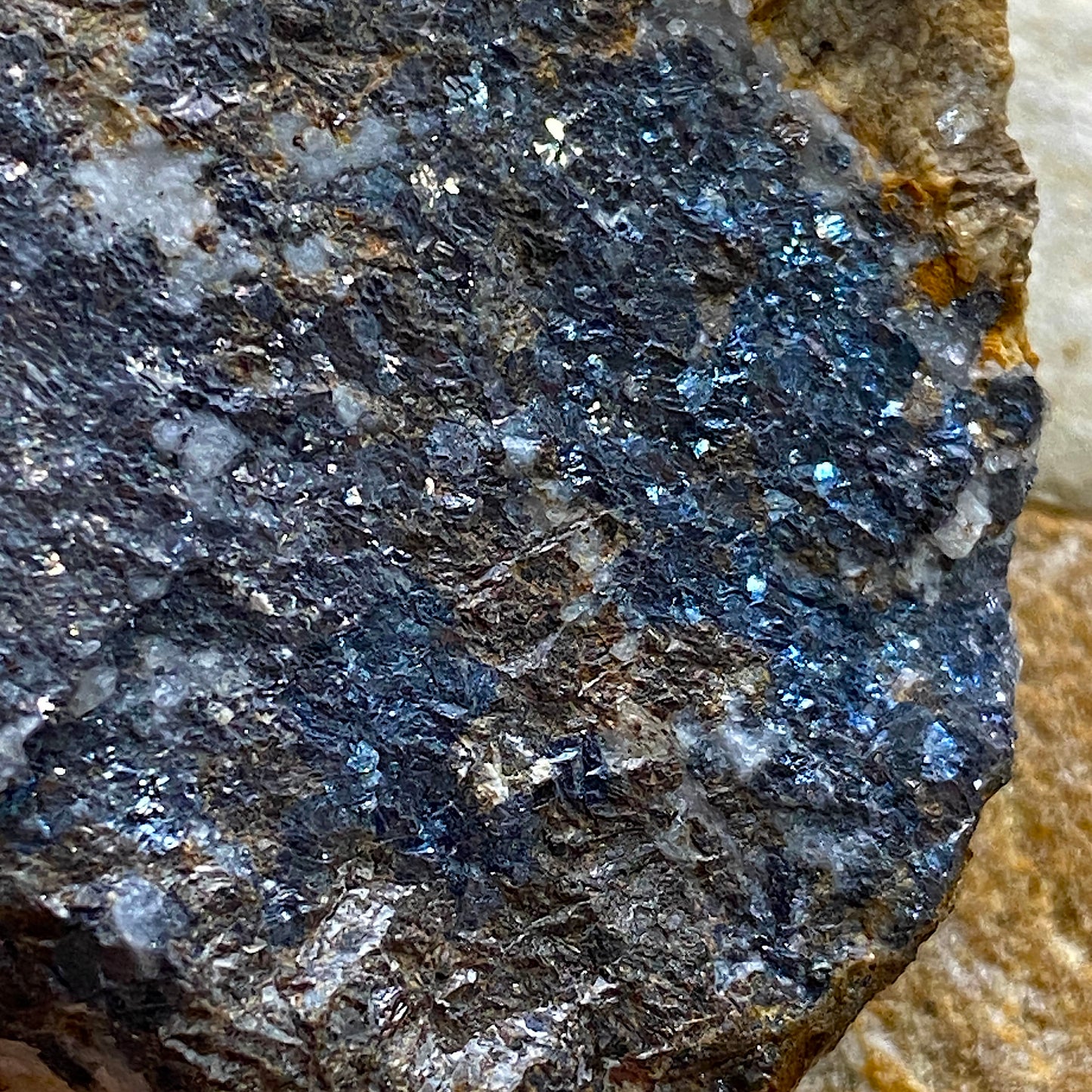 COVELLITE [RARE] : SUMMITIVILLE MINE, COLORADO, U.S.A.  180g MF5291