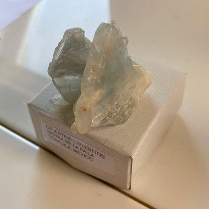 CELESTITE CRYSTAL ASSEMBLAGE - SIERRA DE-LA PAILA, MEXICO. 54g MF2085