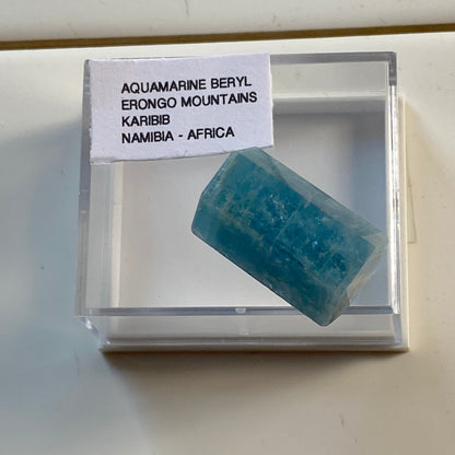 AQUAMARINE BERYL -GEMSTONE  FROM ERONGO MOUNTAINS, NAMIBIA 28.70Ct MF2225