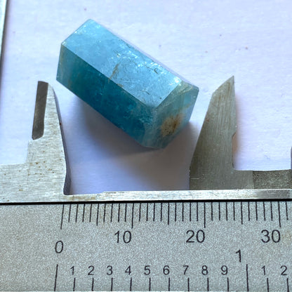 AQUAMARINE BERYL -GEMSTONE  FROM ERONGO MOUNTAINS, NAMIBIA 28.70Ct MF2225