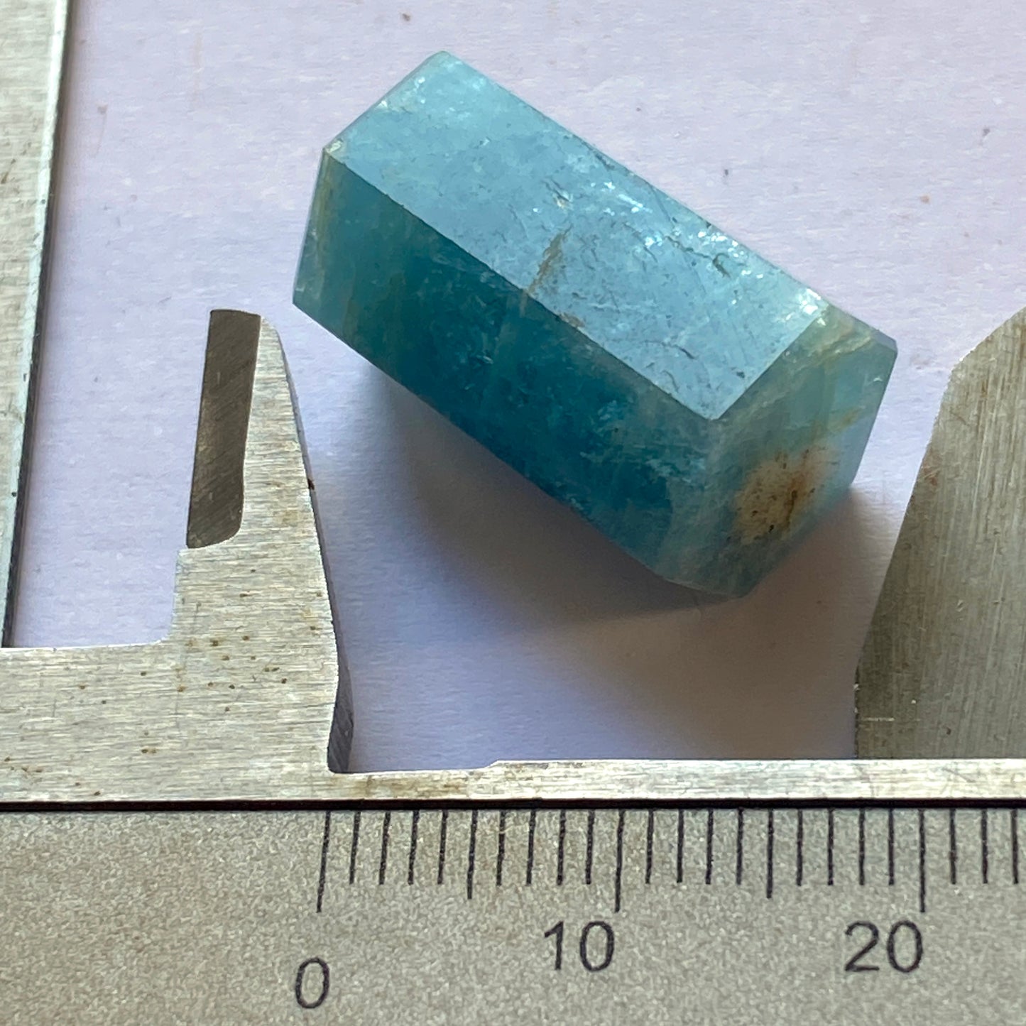 AQUAMARINE BERYL -GEMSTONE  FROM ERONGO MOUNTAINS, NAMIBIA 28.70Ct MF2225