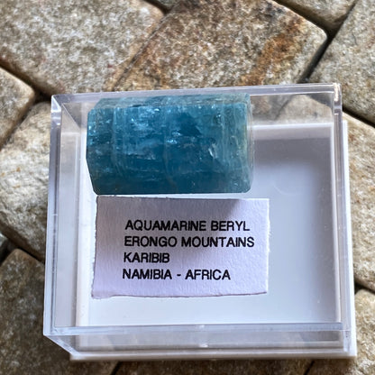 AQUAMARINE BERYL -GEMSTONE  FROM ERONGO MOUNTAINS, NAMIBIA 28.70Ct MF2225