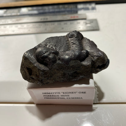 HEMATITE "KIDNEY" ORE : PARKSIDE MINE, FRIZINGTON, CUMBRIA  108g MF5293