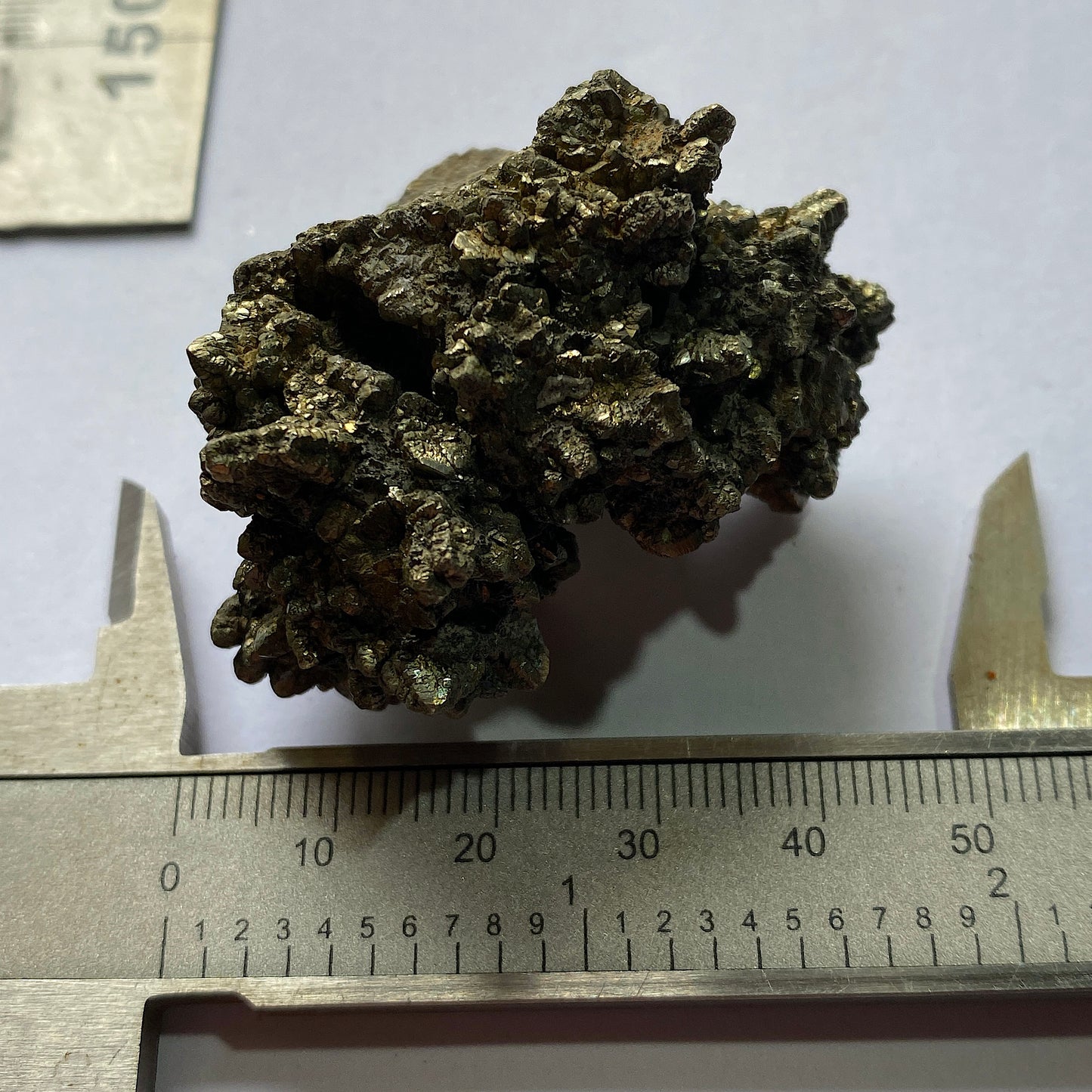 PYRITE CLUSTER FROM THE BUDE FORMATION, CORNWALL, ENGLAND  82g MF237