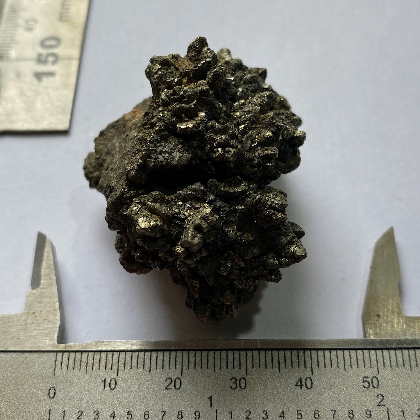 PYRITE CLUSTER FROM THE BUDE FORMATION, CORNWALL, ENGLAND  82g MF237
