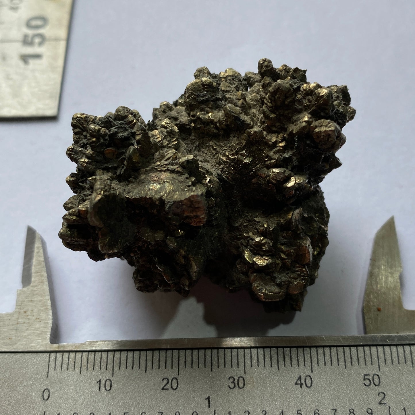 PYRITE CLUSTER FROM THE BUDE FORMATION, CORNWALL, ENGLAND  82g MF237