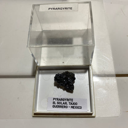 PYRARGYRITE : EL SOLAR, TAXIO, GUERRERO, MEXICO  MF4655