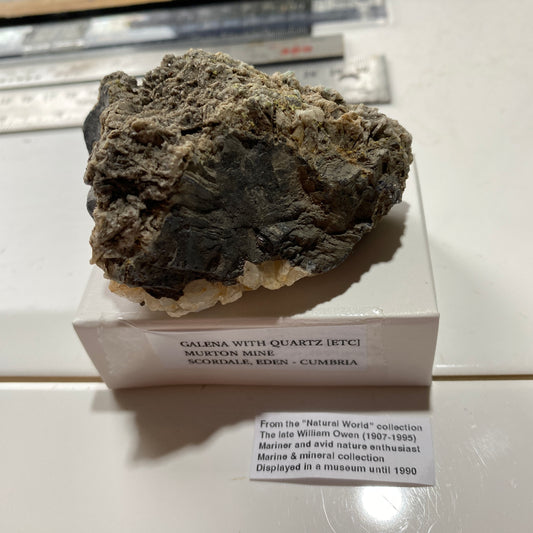 GALENA [ETC]  : MURTON MINE, SCORDALE, EDEN, CUMBRIA, ENGLAND  373g MF5294