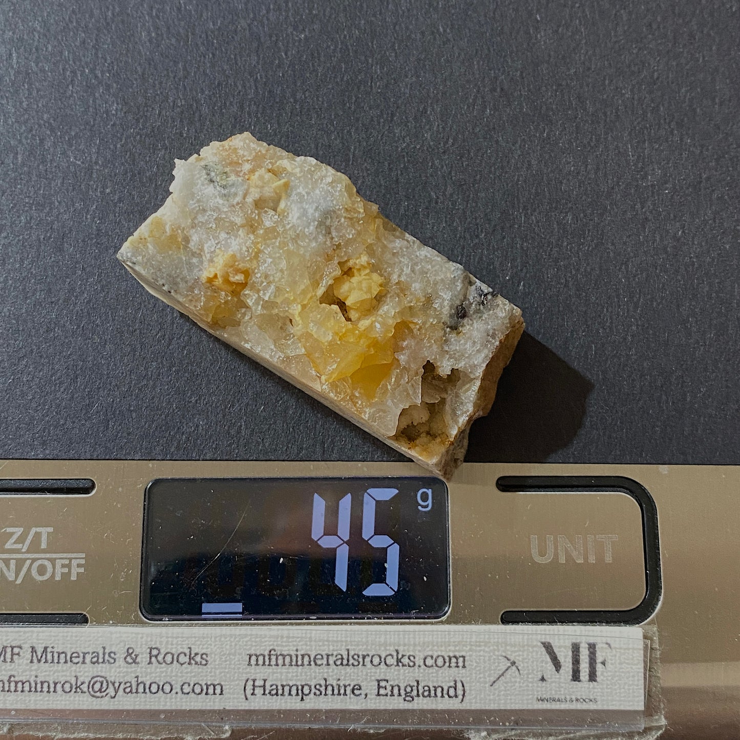 DOLOMITE ON MATRIX - PENBERTHY CROFT MINE, MENHENIOT, CORNWALL, ENGLAND 45g MF317