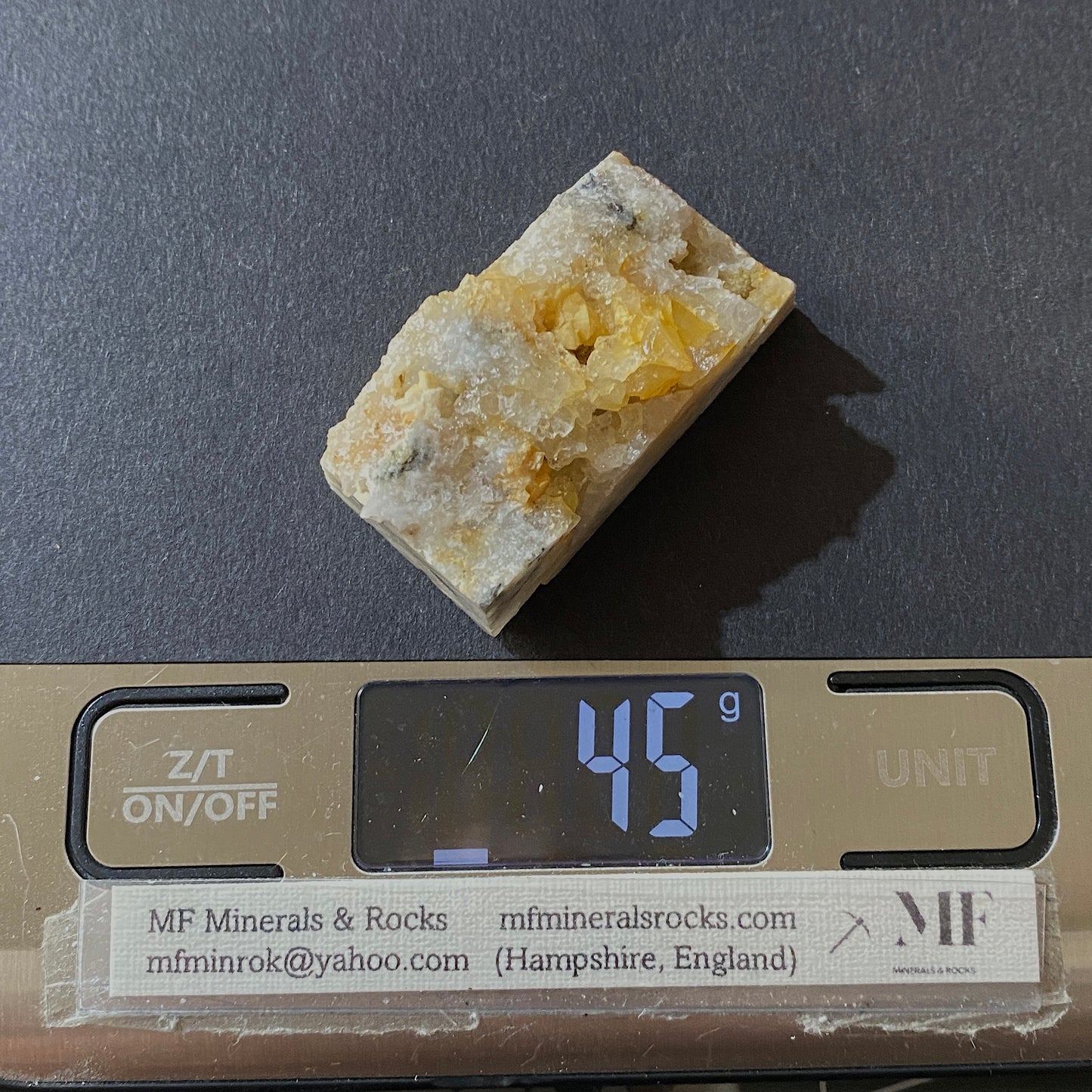 DOLOMITE ON MATRIX - PENBERTHY CROFT MINE, MENHENIOT, CORNWALL, ENGLAND 45g MF317