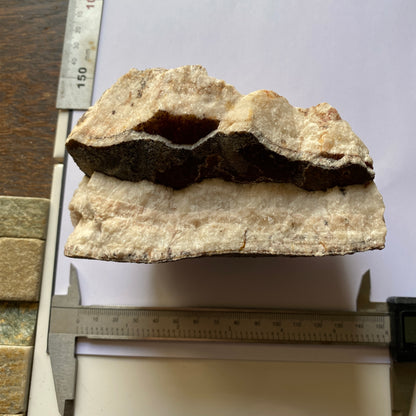 BANDED ARAGONITE - PUESTO VIEJ0, JUJUY PROVINCE, ARGENTINA heavy 970g MF4460