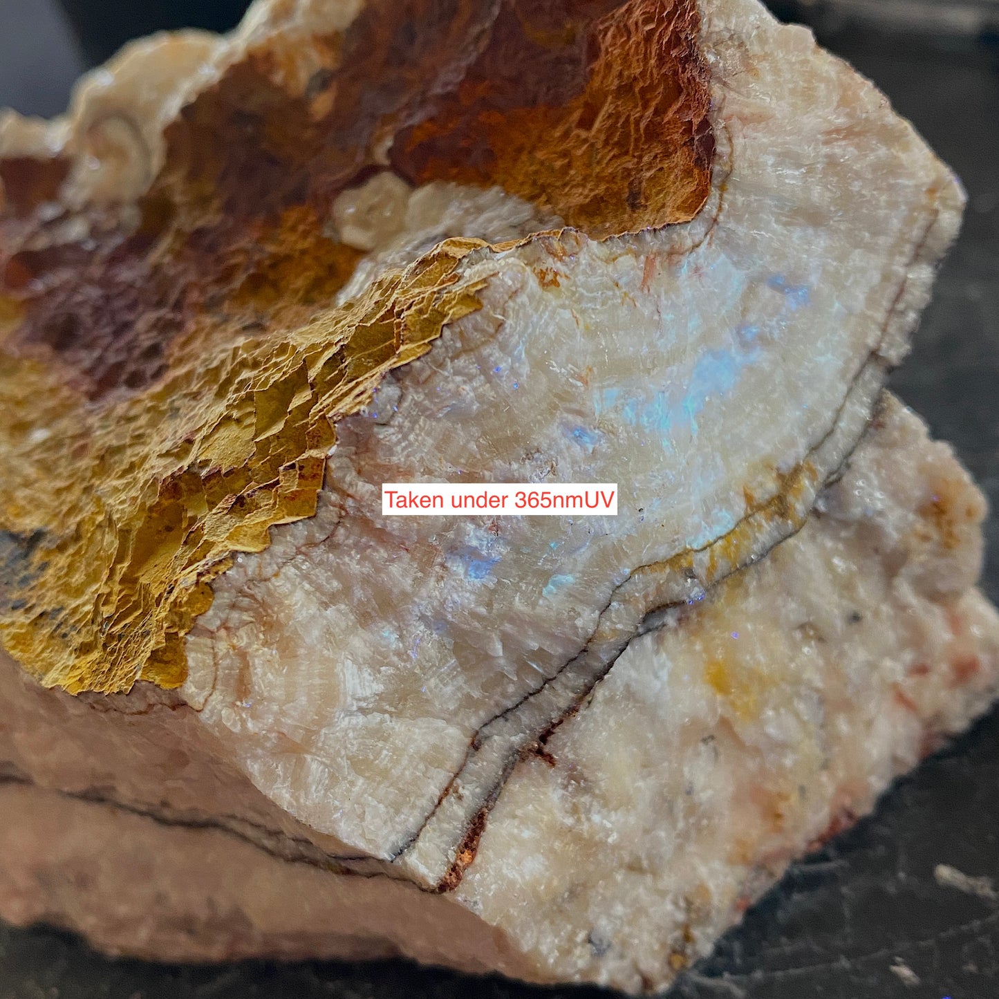 BANDED ARAGONITE - PUESTO VIEJ0, JUJUY PROVINCE, ARGENTINA heavy 970g MF4460