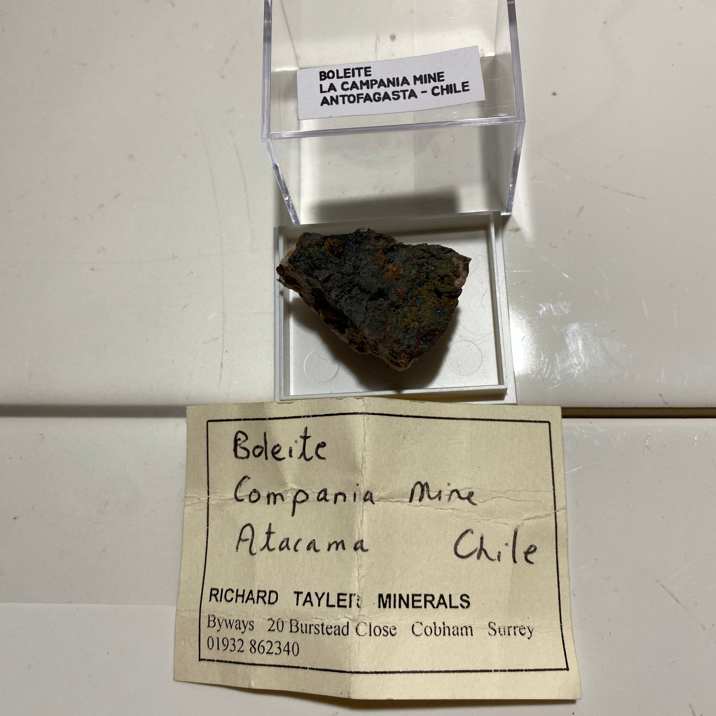 BOLEITE MICROS : LA CAMPANIA MINE, ANTOFAGASTA, CHILE. MF4656