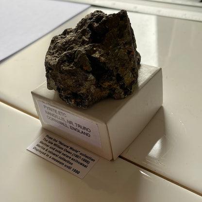 PYRITE - NANGILLIS, TRURO, CORNWALL, ENGLAND. 166g MF154