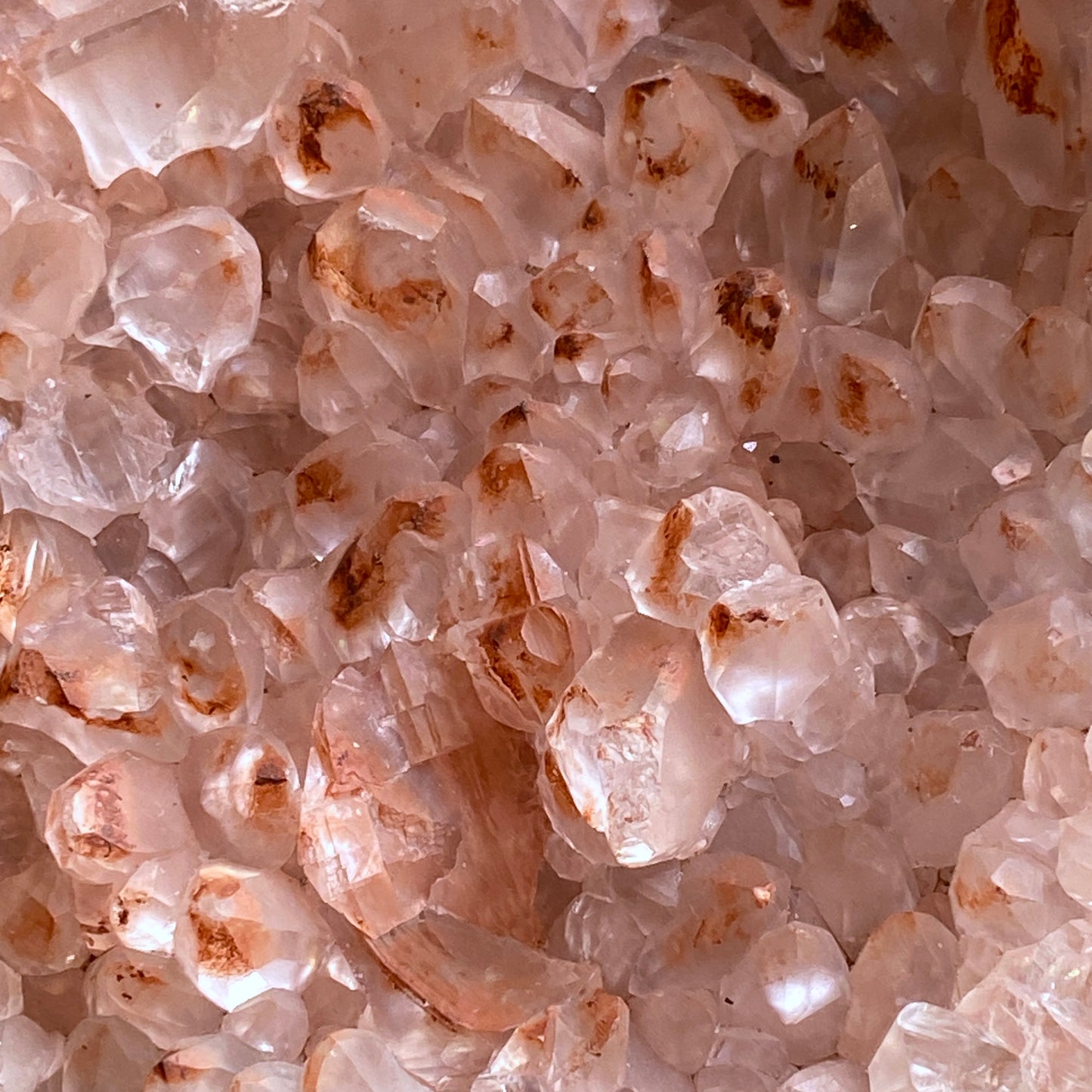 CALCITE WITH HEMATITE GHOSTING - BIGRIGG MINE, CUMBRIA. 432g MF2087