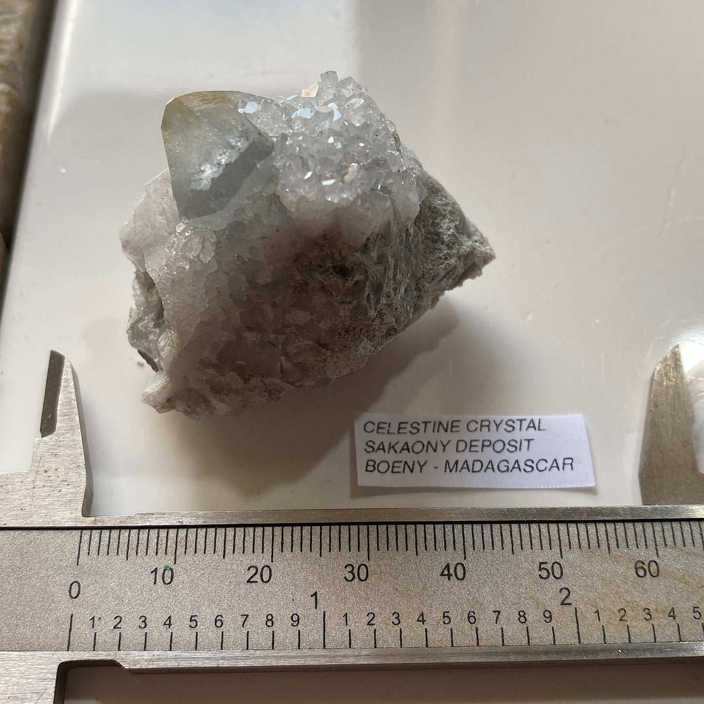 CELESTINE : SAKOANY DEPOSIT, BOENY, MADAGASCAR  54g MF5297