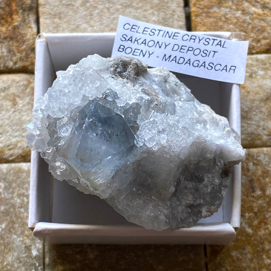 CELESTINE : SAKOANY DEPOSIT, BOENY, MADAGASCAR  54g MF5297