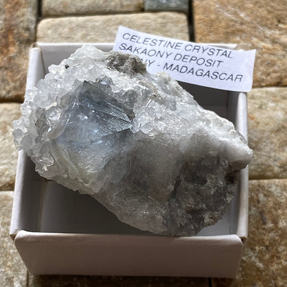 CELESTINE : SAKOANY DEPOSIT, BOENY, MADAGASCAR  54g MF5297