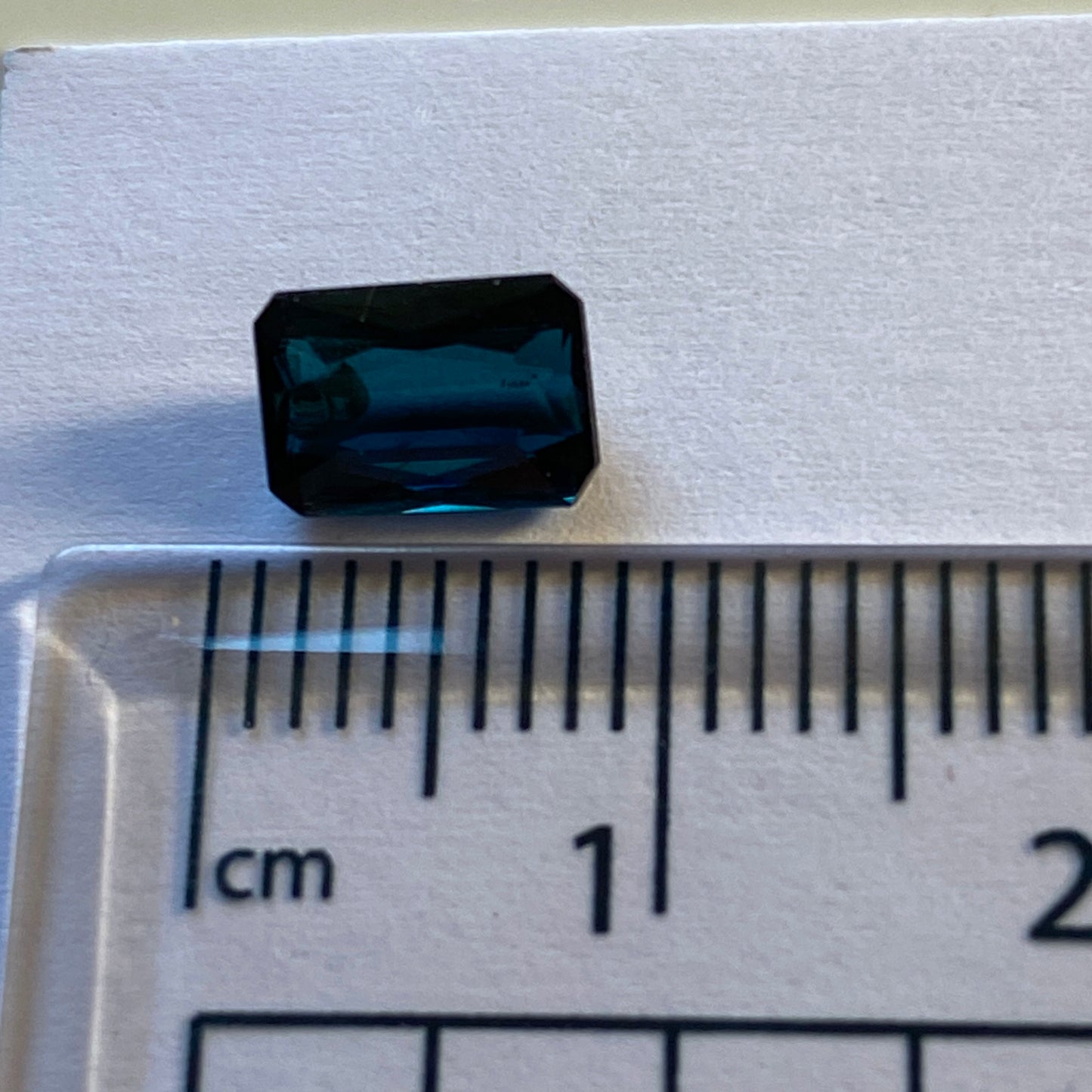 INDICOLITE TOURMALINE GEMSTONE - STAK-NALA, PAKISTAN. 1.04Ct MFG2213