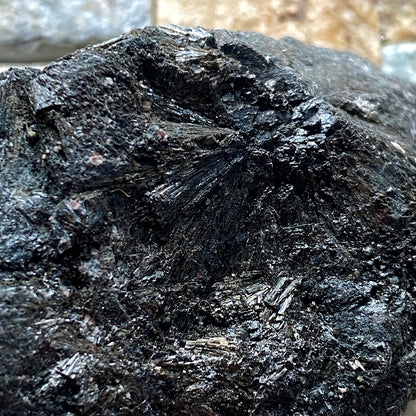 SCHORL TOURMALINE - BOTALLACK, ST JUST, CORNWALL, ENGLAND 98g MF213