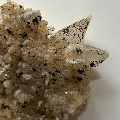 CALCITE WITH GOETHITE - BARTON -ON-SEA, HAMPSHIRE, ENGLAND  5g MF301