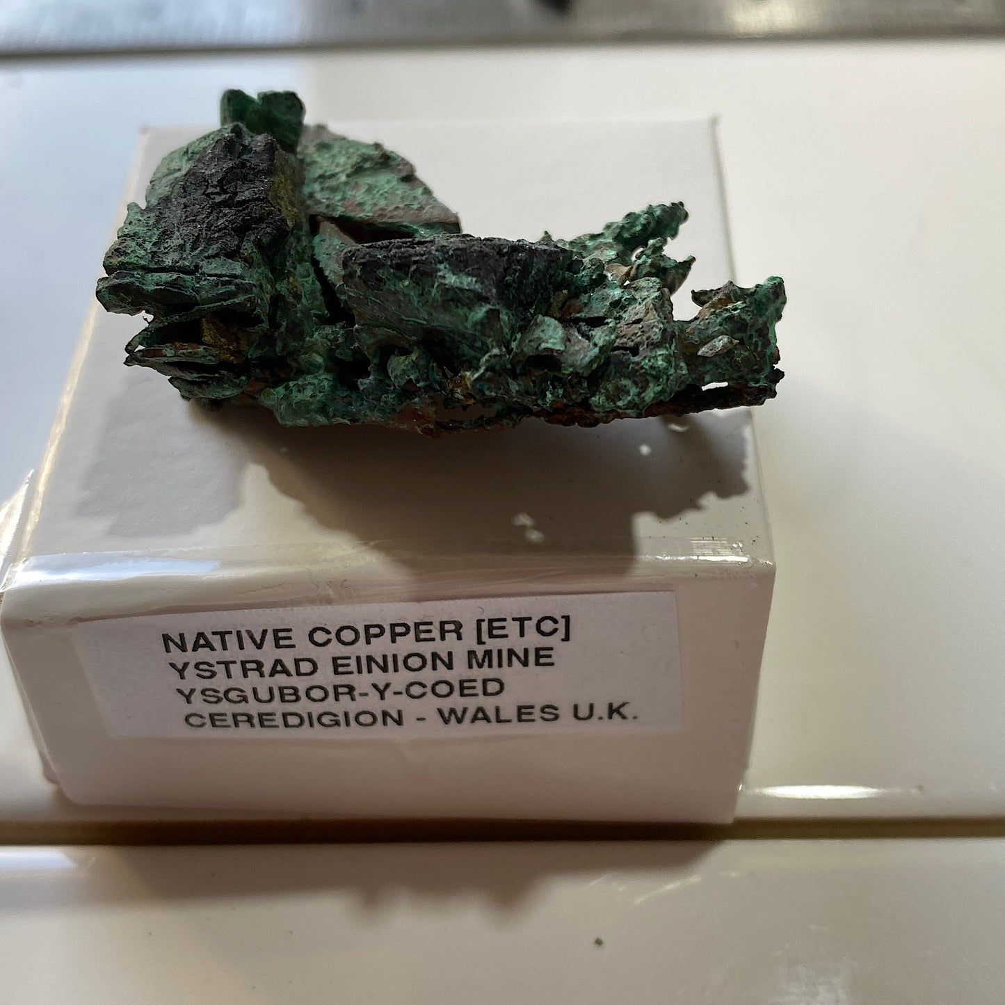 NATIVE COPPER [ETC] : YSTRAD EINION MINE, CEREDIGION, WALES. 22g MF5302