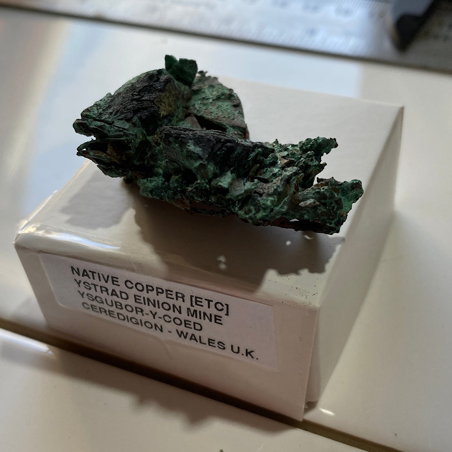 NATIVE COPPER [ETC] : YSTRAD EINION MINE, CEREDIGION, WALES. 22g MF5302