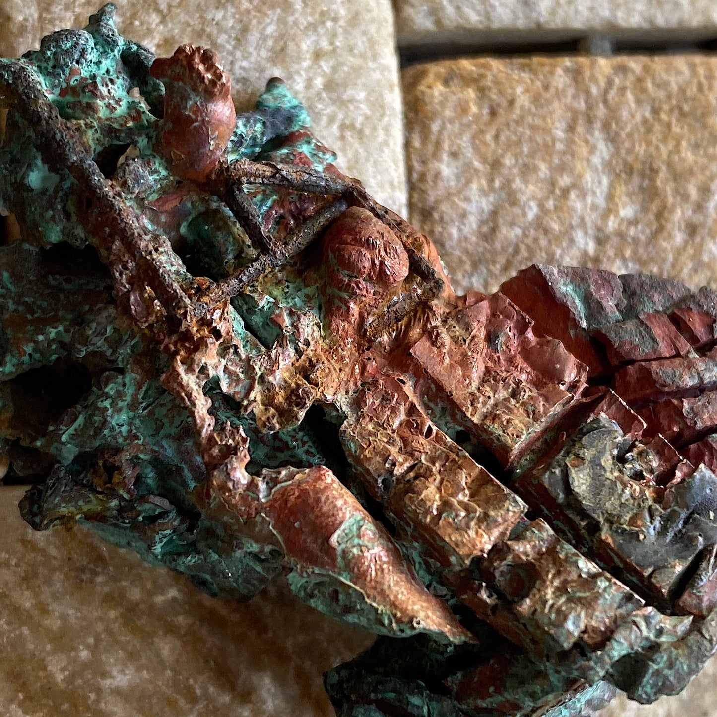NATIVE COPPER [ETC] : YSTRAD EINION MINE, CEREDIGION, WALES. 22g MF5302