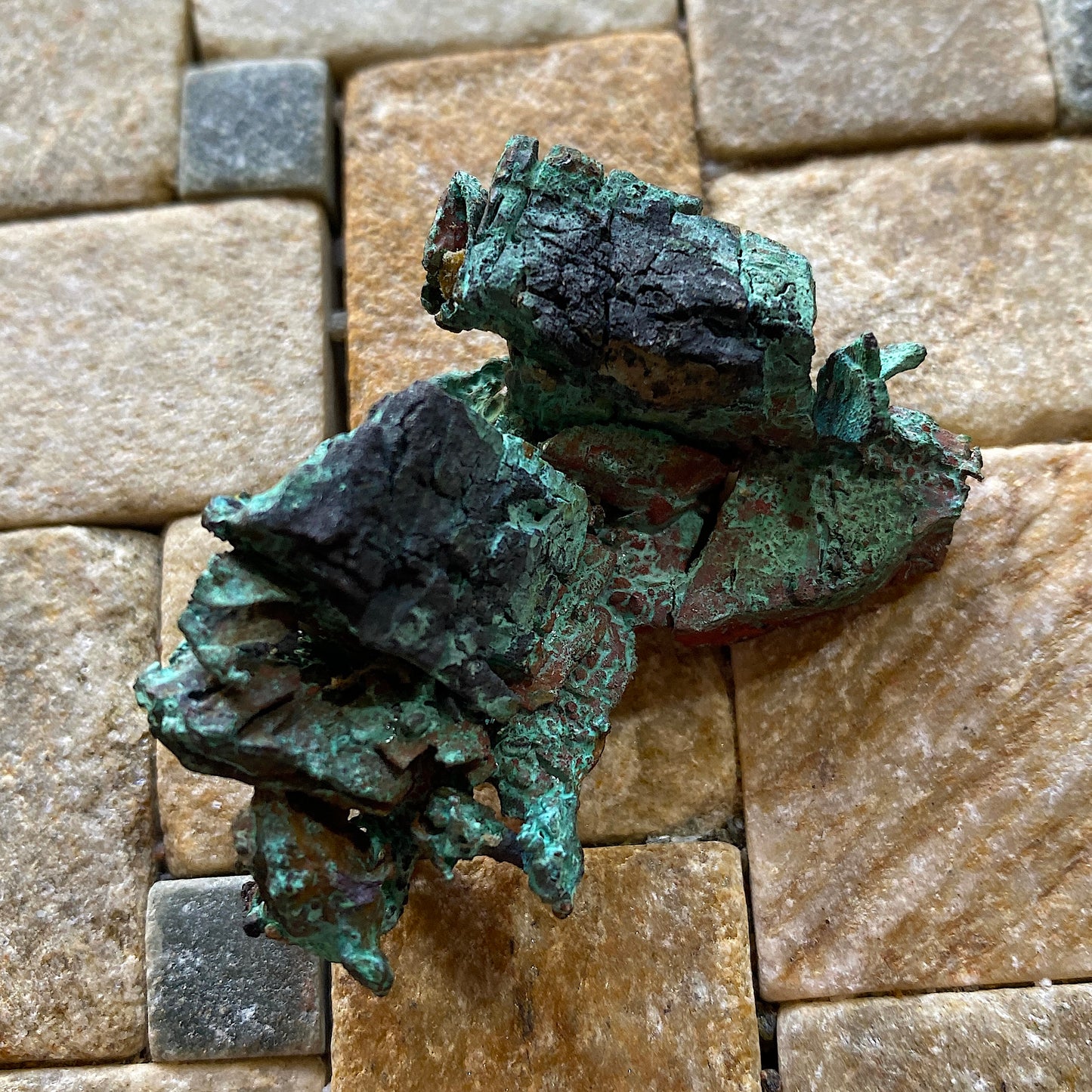 NATIVE COPPER [ETC] : YSTRAD EINION MINE, CEREDIGION, WALES. 22g MF5302
