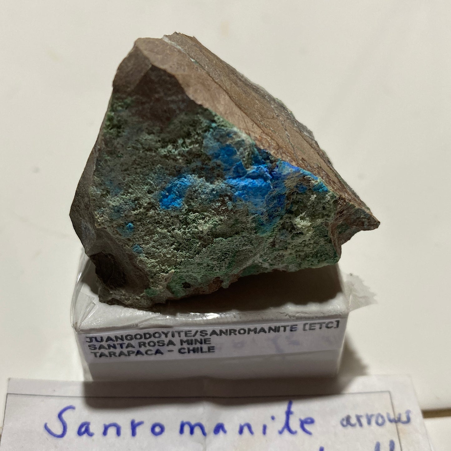 JUANGODOYITE/SANROMANITE [ETC] : SANTA ROSA MINE, TARAPACA, CHILE 36g MF4646