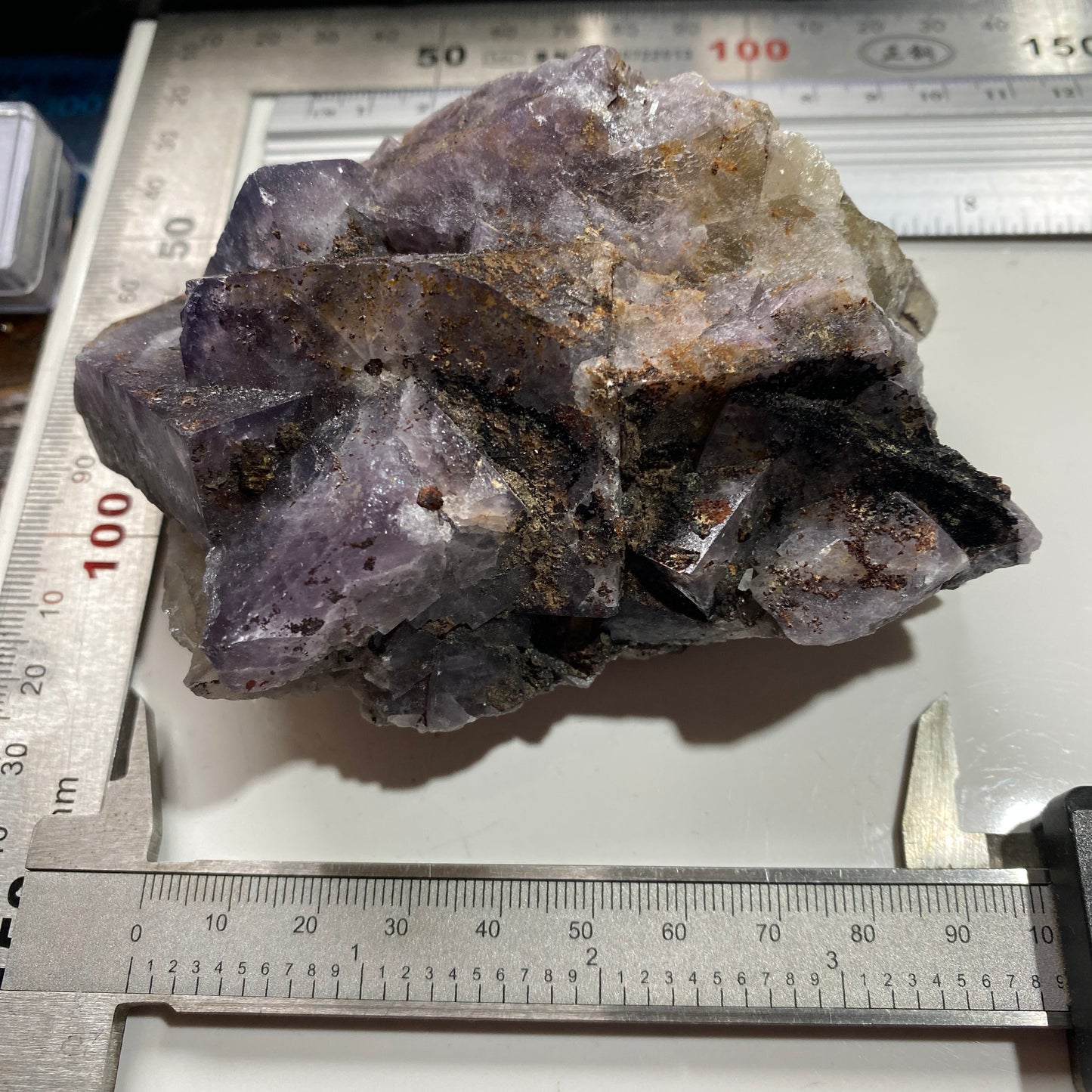 FLUORITE - WEARDALE, COUNTY DURHAM, ENGLAND: LARGE 524g. MF4244