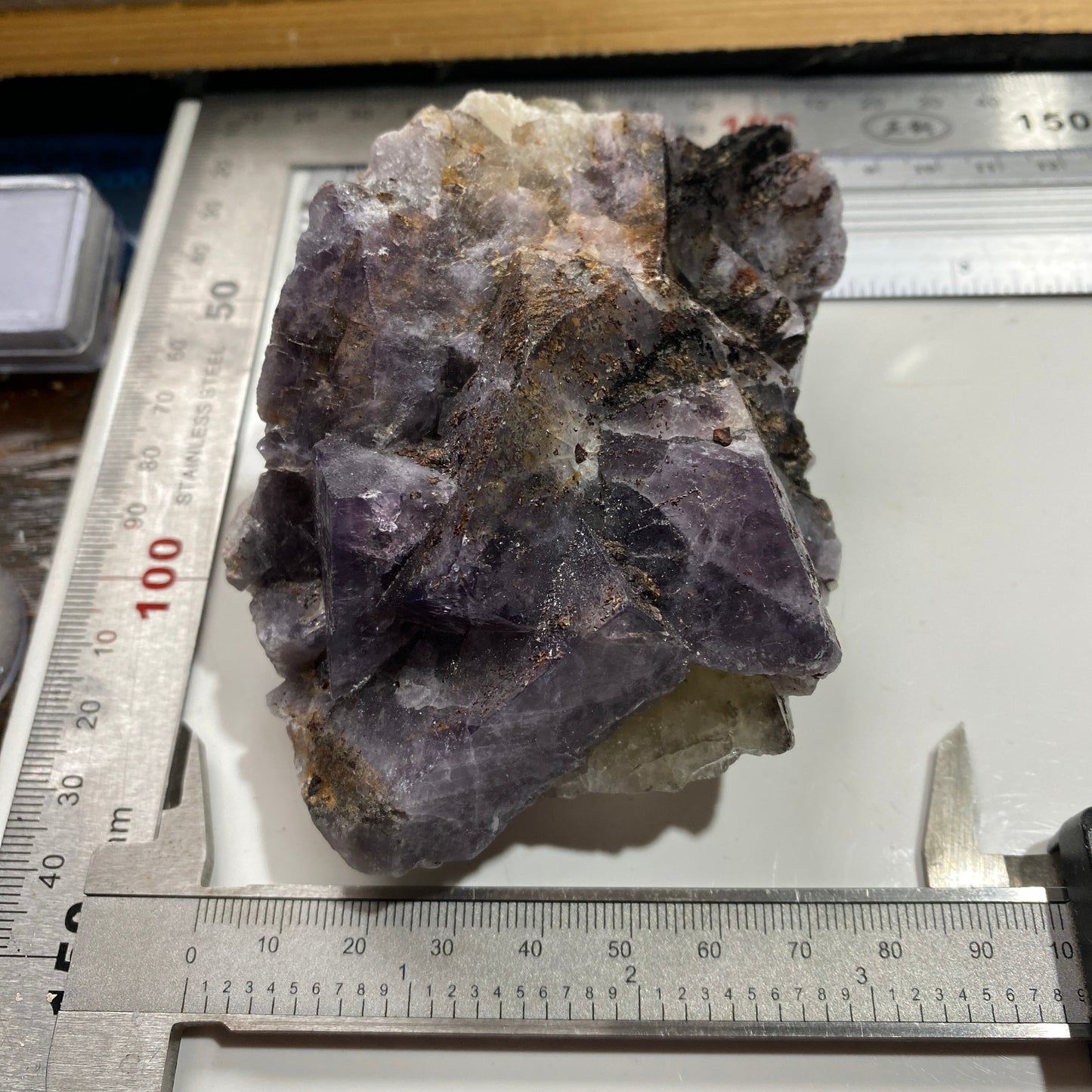 FLUORITE - WEARDALE, COUNTY DURHAM, ENGLAND: LARGE 524g. MF4244