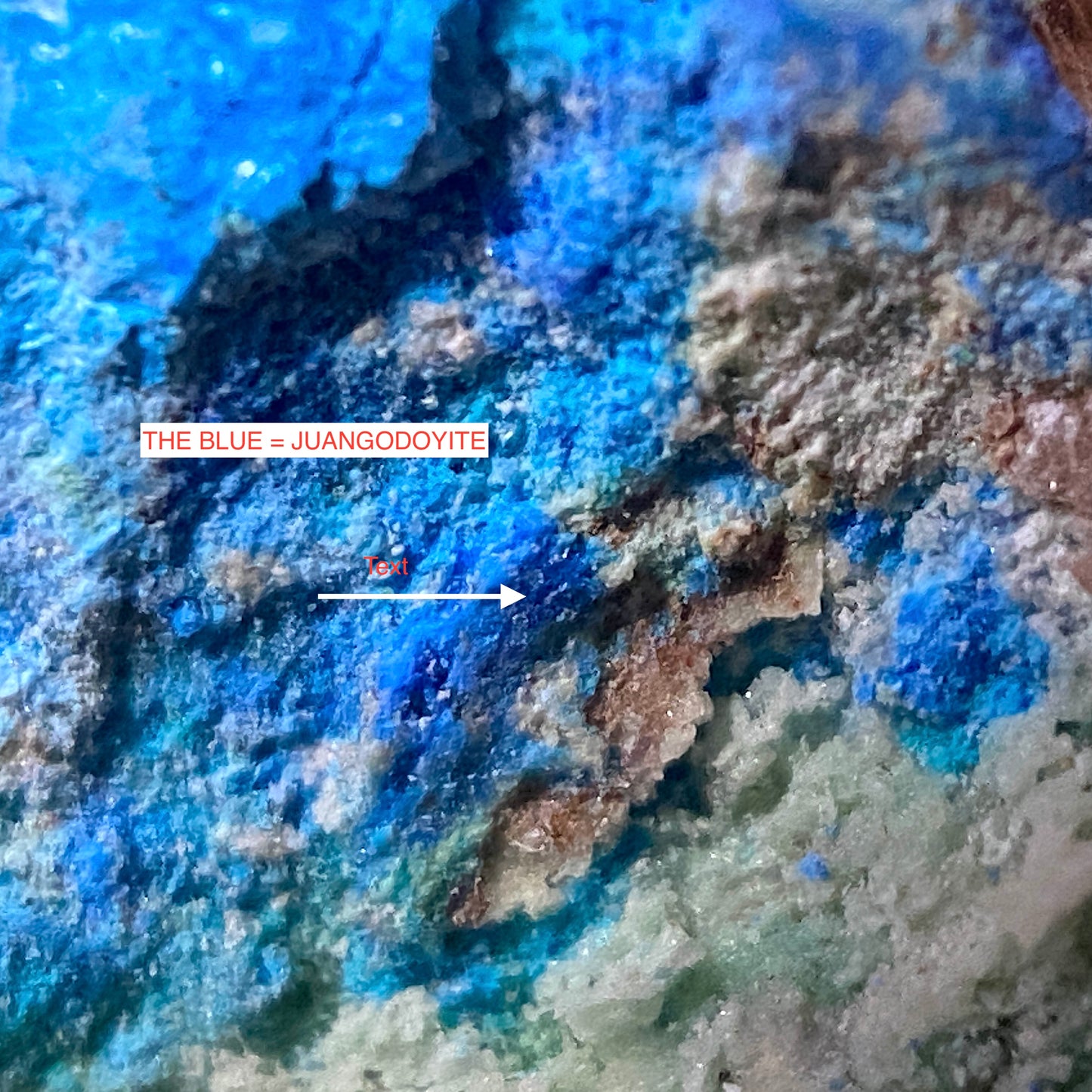 JUANGODOYITE/SANROMANITE [ETC] : SANTA ROSA MINE, TARAPACA, CHILE 36g MF4646
