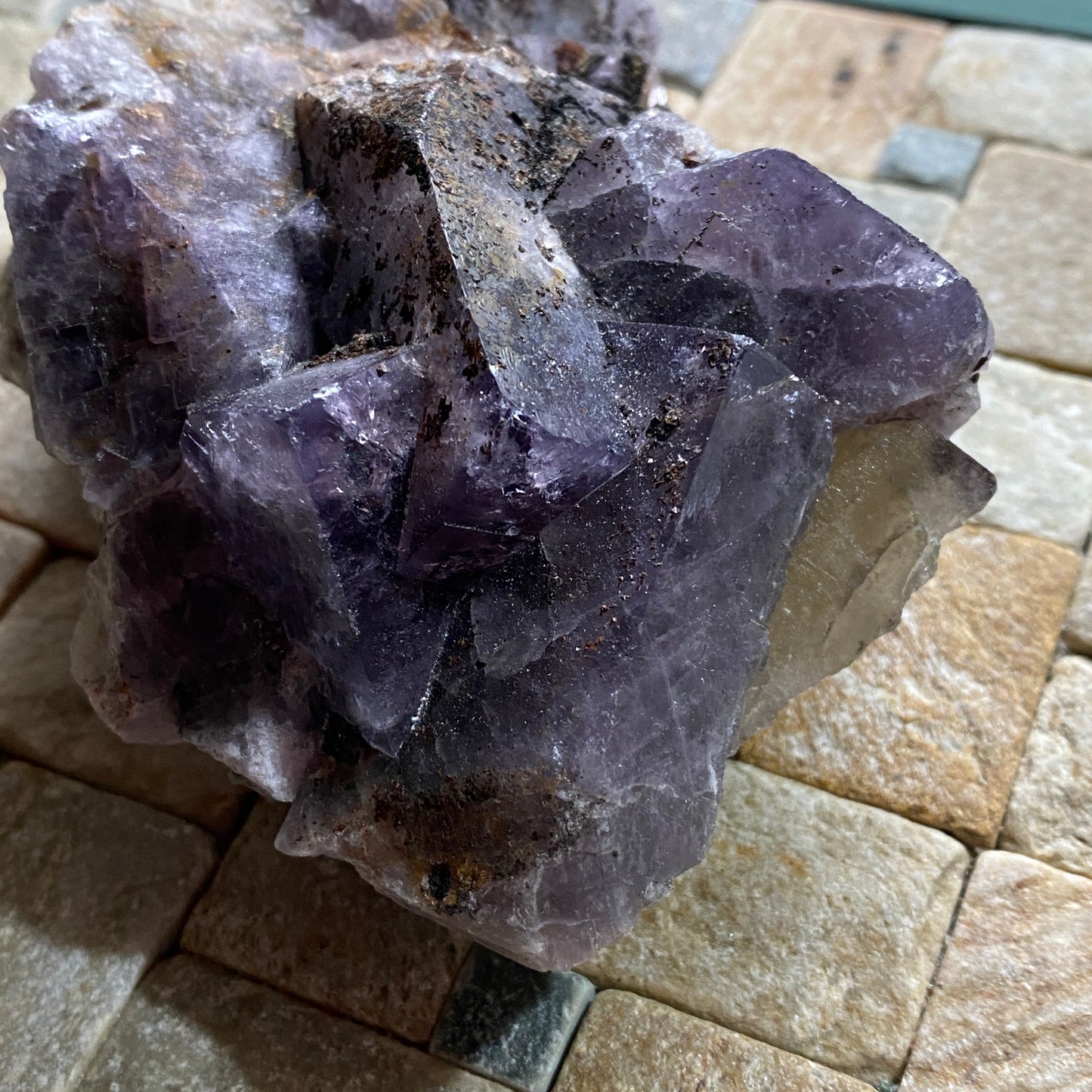 FLUORITE - WEARDALE, COUNTY DURHAM, ENGLAND: LARGE 524g. MF4244