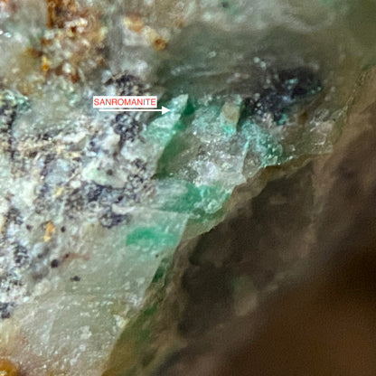 JUANGODOYITE/SANROMANITE [ETC] : SANTA ROSA MINE, TARAPACA, CHILE 36g MF4646