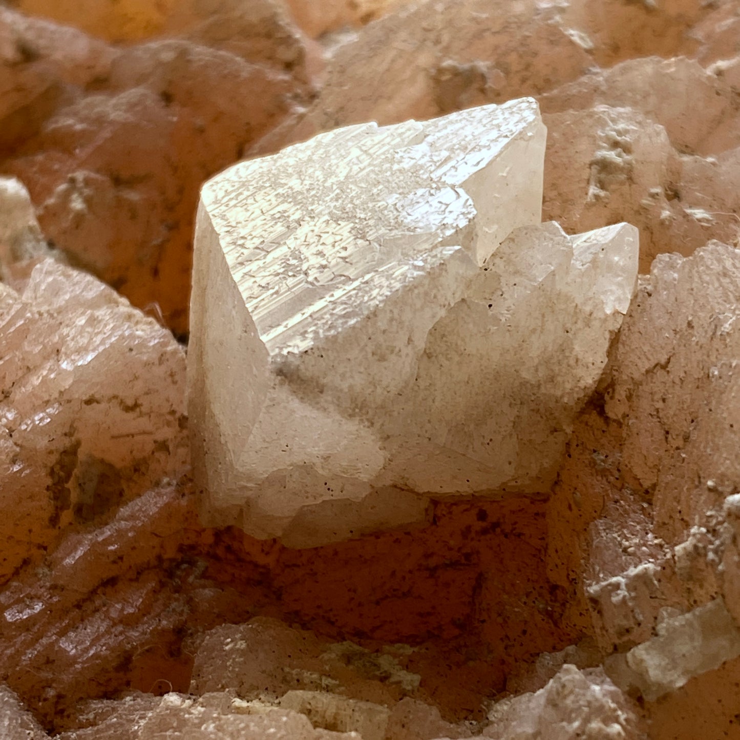 POWELLITE ( RARE) ON STILBITE - PANDULENA, NASHIK, INDIA. 537g MF3945