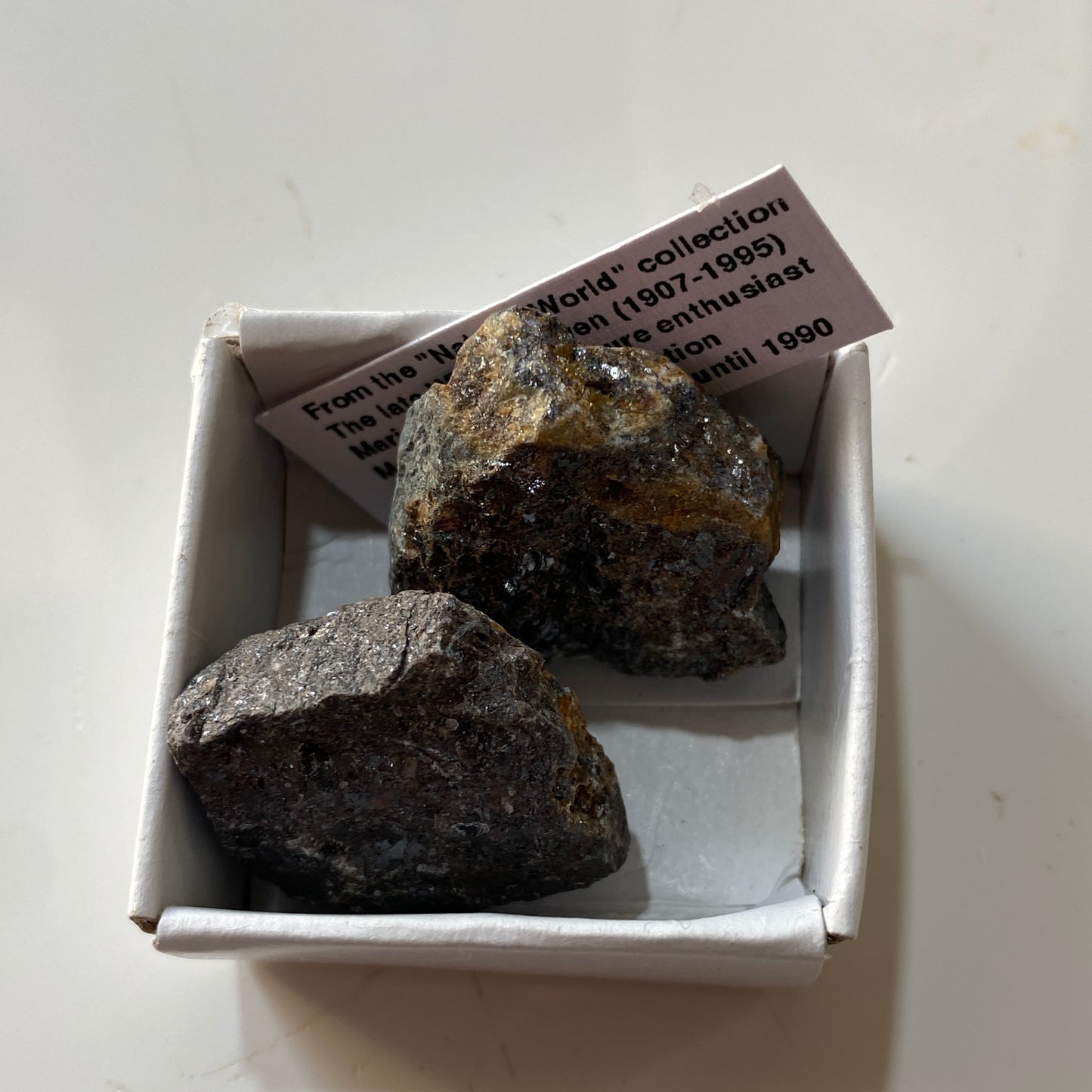 SPHALERITE ON MATRIX - HOLMBUSH MINE, STOKECLIMSLAND, CORNWALL, ENGLAND 29g MF291