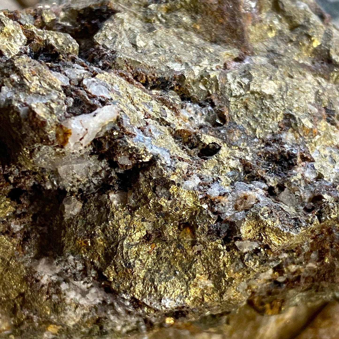 PYRITE - NANGILLIS, TRURO, CORNWALL, ENGLAND. 166g MF154