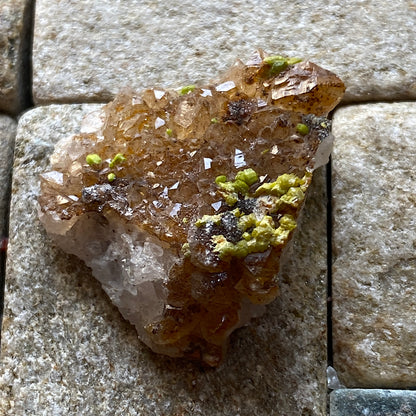 PYROMORPHITE WITH MIMETITE ETC - ROUGHTON GILL, CALDBECK, CUMBRIA 39g MF303