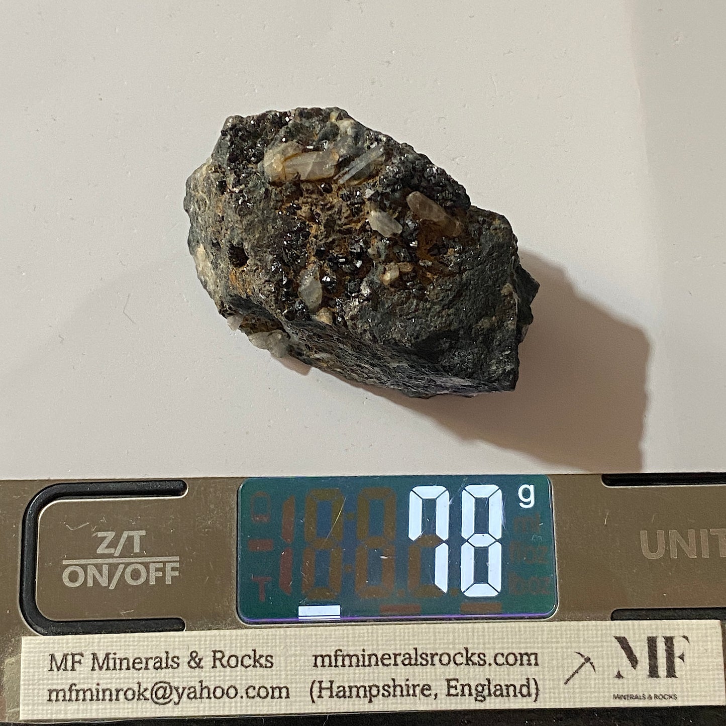 CASSITERITE [TIN ORE] : WHEAL PENDARVES, KILLIVOSE, CAMBORNE, CORNWALL 78g MF4613