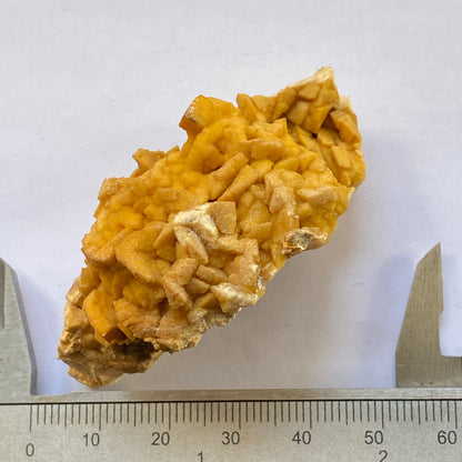 SMITHSONITE COATING DOLOMITE FROM MONTE CRISTO MINE, ARKANSAS, U.S.A. 52g MF1416