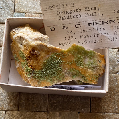 PYROMORPHITE - DRIGGETH MINE, CALDBECK FELLS, CUMBRIA, ENGLAND 85g MF124