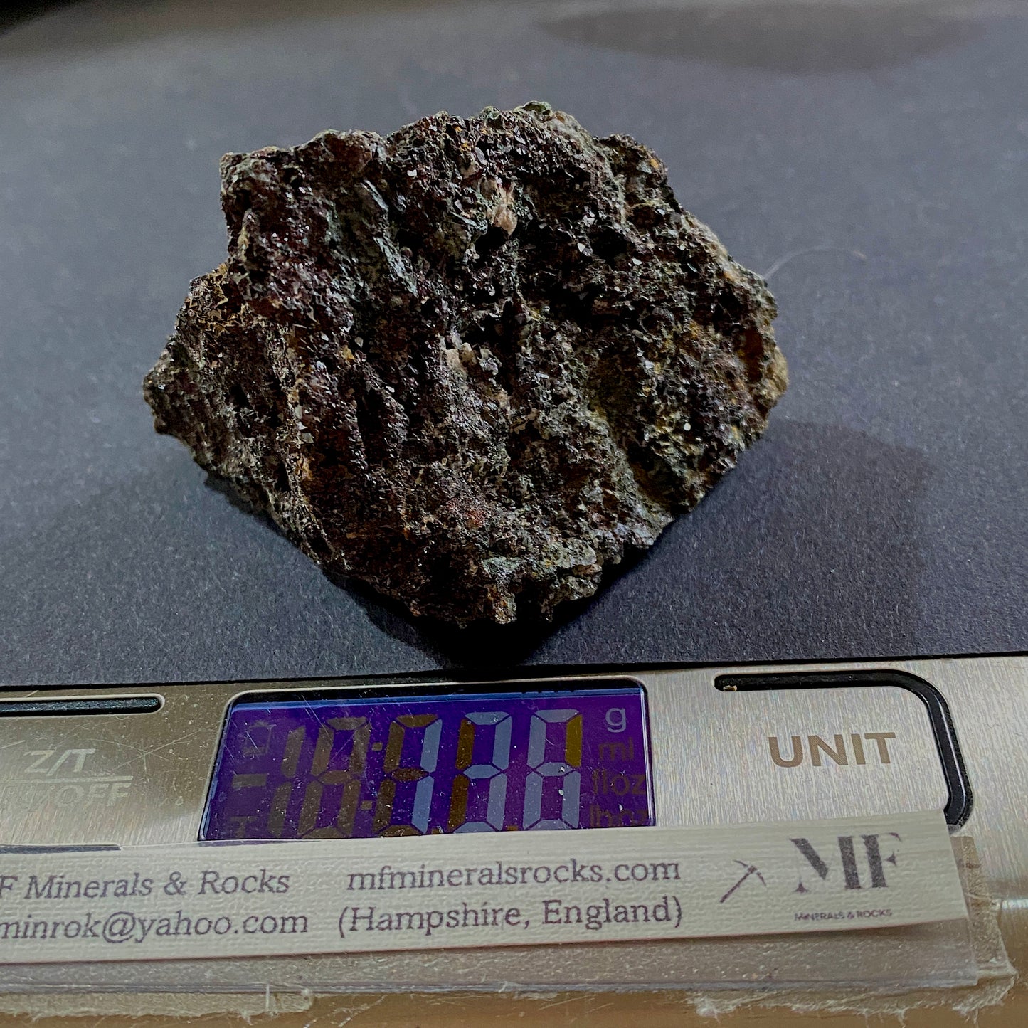 SIDERITE ON MATRIX - FOWEY CONSOLS, TYWARDREATH, CORNWALL, ENGLAND 136g MF265