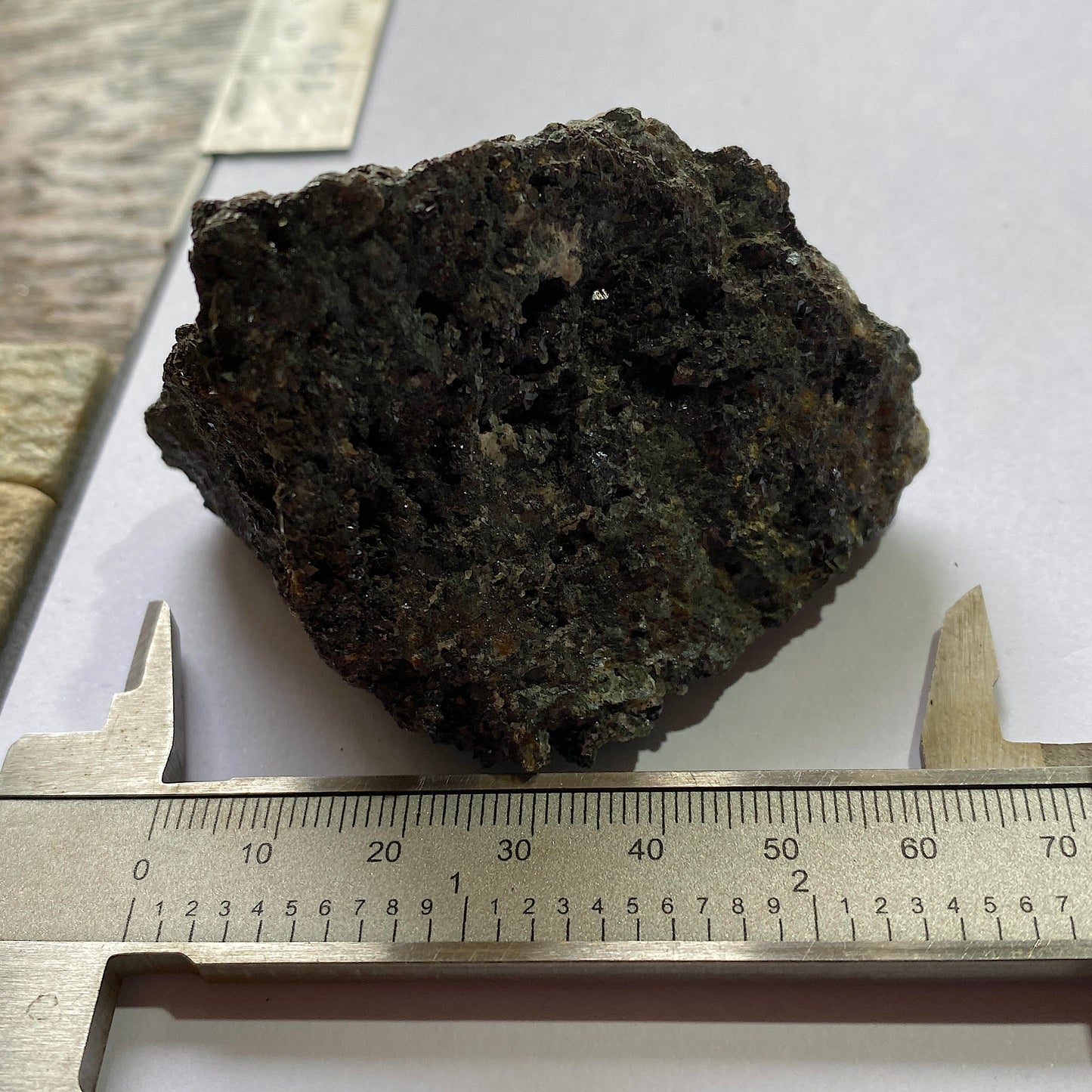 SIDERITE ON MATRIX - FOWEY CONSOLS, TYWARDREATH, CORNWALL, ENGLAND 136g MF265